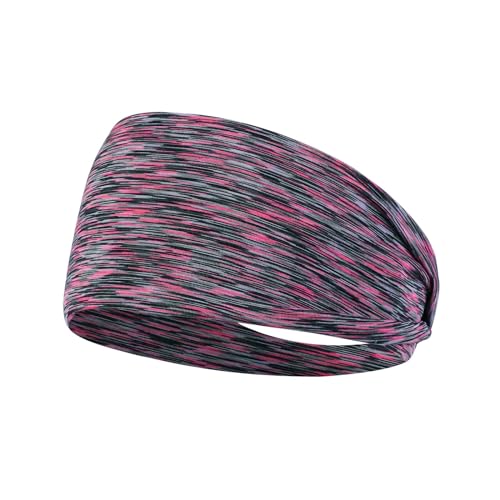 Sport Stirnband Absorbieren Schweiß Sport Haarbänder Elastische Yoga Haarbänder Stirnband Frauen Männer Laufen Fitness Turban Outdoor Gym Kopf Wrap Bandana(3666-7) von WTAXBH