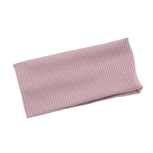 Sport Stirnband Frauen Solide Haarband Breite Haarbänder Elastisches Stirnband Make-Up Haar Hoop Yoga Headwrap Frisuren Haar Zubehör(Light purple) von WTAXBH