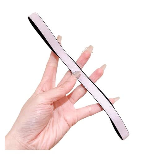 Sport Stirnband Sport-Stirnbänder for Damen und Herren, elastische Sport-Haarbänder, rutschfest, dünn, Fußball, Laufen, Schweißbänder, Haar-Accessoires(2) von WTAXBH