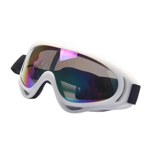 Winter Goggles Anti-fog Ski Goggles Windproof Uv Protection Ski Goggles for Men Women Anti Fog Snowboard Goggles with Adjustable for Cycling(White) von WTAXBH