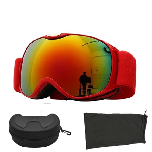 Winter Goggles Children Ski Goggles Anti-fog Double Layer Skiing Glasses Kids Snowboard Winter Outdoor Sports Goggle for Age 4-14(XJ-ET-HO-HE) von WTAXBH