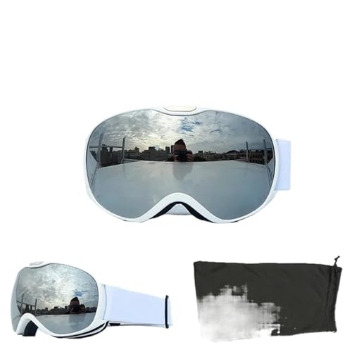 Winter Goggles Children Ski Goggles Anti-fog Double Layer Skiing Glasses Kids Snowboard Winter Outdoor Sports Goggle for Age 4-14(XJ-ET-YI-BU) von WTAXBH