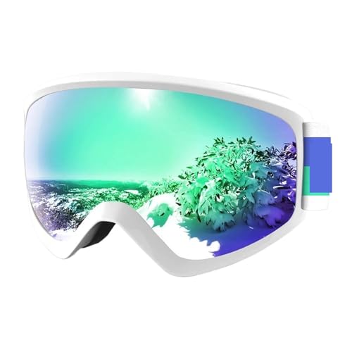 Winter Goggles Children's snow goggles Anti-Fog Winter for (8-14) Youth Girls Boys Snow Snowboard(GRAY) von WTAXBH