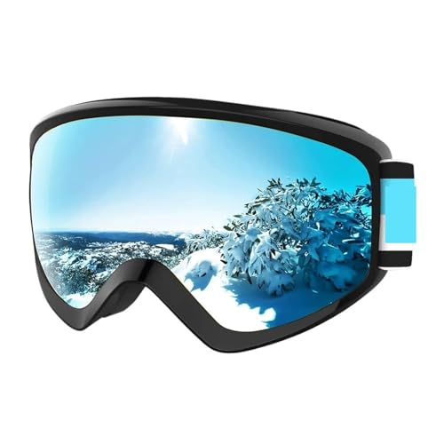 Winter Goggles Children's snow goggles Anti-Fog Winter for (8-14) Youth Girls Boys Snow Snowboard(Gold) von WTAXBH