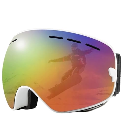 Winter Goggles Double Layers Anti-fog Ski Goggles Snowmobile Ski Mask Skiing Glasses Men Women Snow Googles Snowboard Sunglas(SE1) von WTAXBH