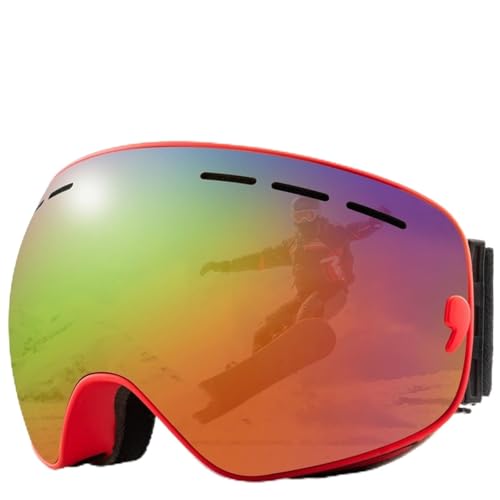 Winter Goggles Double Layers Anti-fog Ski Goggles Snowmobile Ski Mask Skiing Glasses Men Women Snow Googles Snowboard Sunglas(SE4) von WTAXBH
