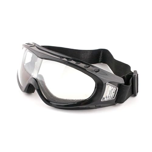 Winter Goggles Dustproof Winter Windproof Lens Frame Snowboard Moto Cycling Children Ski Goggles Kid Eyewear Glasses(Transparent) von WTAXBH