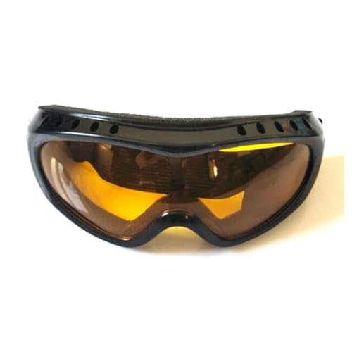 Winter Goggles Dustproof Winter Windproof Lens Frame Snowboard Moto Cycling Children Ski Goggles Kid Eyewear Glasses(Yellow) von WTAXBH