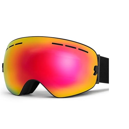 Winter Goggles Ski Goggles Double Layers Anti-fog Big Ski Glasses Skiing Mask Snowboard Men Women Snow Goggles(6) von WTAXBH