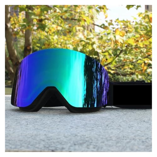 Winter Goggles Ski Goggles Magnetic Double Layer Lens Magnet Skiing Anti-fog Snowboard Men Ski Glasses Eyewear Oculos Snowboard(Frame and lens 16) von WTAXBH