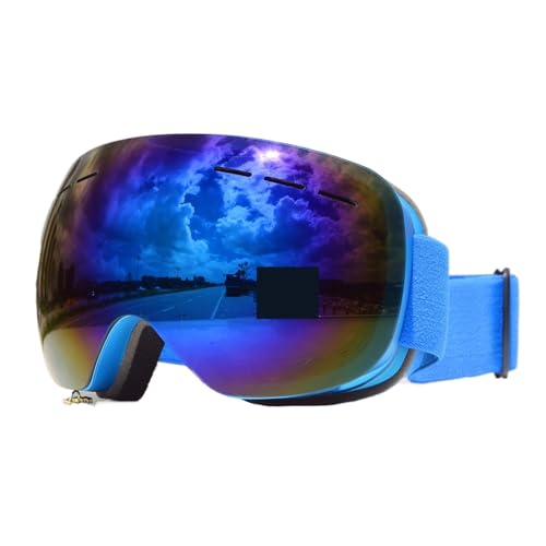 Winter Goggles Ski Goggles Men Women Double Layers Anti-fog Big Ski Mask Glasses Protection Skiing Winter Snow Snowboard Goggles(5) von WTAXBH