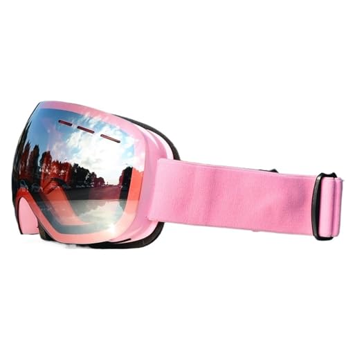 Winter Goggles Ski Goggles Men Women Double Layers Anti-fog Big Ski Mask Glasses Protection Skiing Winter Snow Snowboard Goggles(8) von WTAXBH
