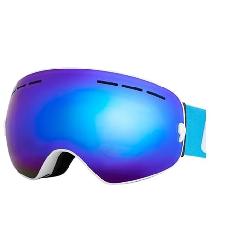 Winter Goggles Ski Goggles Men Women Snowboard Goggles Glasses For Skiing UV400 Protection Skiing Snow Glasses Anti-Fog Ski Mask(Blue) von WTAXBH
