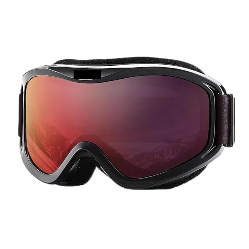 Winter Goggles Ski Goggles for Men Women,Winter Snow Sports with Anti-fog Double Lens Mask Glasses Snowboard Snowmobile(C24 RED) von WTAXBH