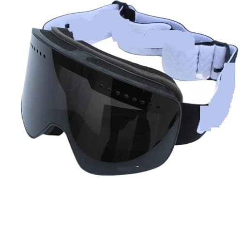 Winter Goggles Ski Goggles with Magnetic Double Layer Polarized Lens Skiing Anti-fog Snowboard Goggles Men Women Ski Glasses Eyewear case(Black Black) von WTAXBH
