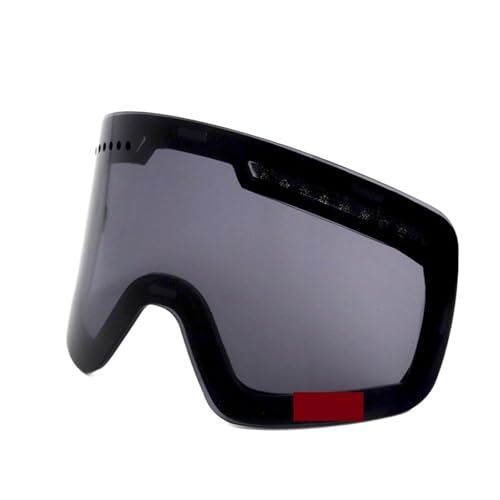 Winter Goggles Ski Goggles with Magnetic Double Layer Polarized Lens Skiing Anti-fog Snowboard Goggles Men Women Ski Glasses Eyewear case(Black Lens Only) von WTAXBH