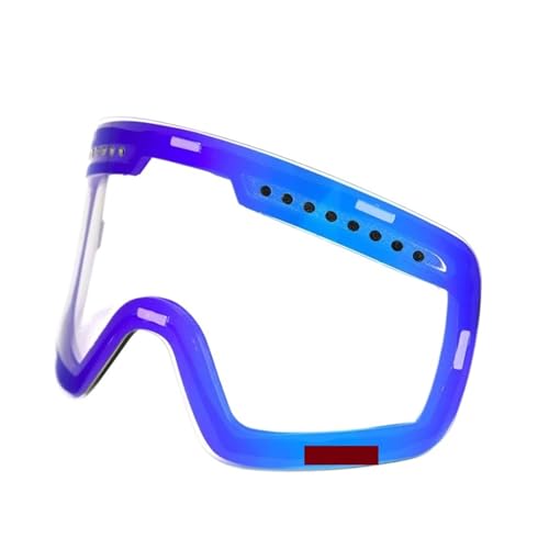 Winter Goggles Ski Goggles with Magnetic Double Layer Polarized Lens Skiing Anti-fog Snowboard Goggles Men Women Ski Glasses Eyewear case(Blue1 Lens Only) von WTAXBH