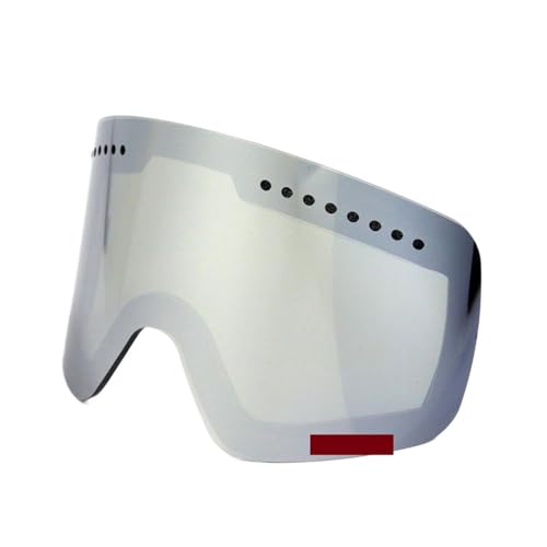 Winter Goggles Ski Goggles with Magnetic Double Layer Polarized Lens Skiing Anti-fog Snowboard Goggles Men Women Ski Glasses Eyewear case(Silver Lens Only) von WTAXBH
