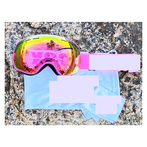 Winter Goggles Snowmobile Ski Goggles Double Layers Anti fog Big Ski Glasses Skiing Snow Men Women Snowboard Goggles(ISNW01) von WTAXBH