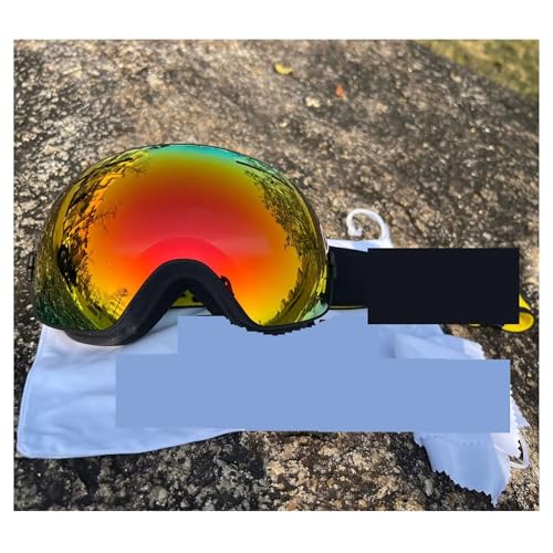 Winter Goggles Snowmobile Ski Goggles Double Layers Anti fog Big Ski Glasses Skiing Snow Men Women Snowboard Goggles(ISNW02) von WTAXBH