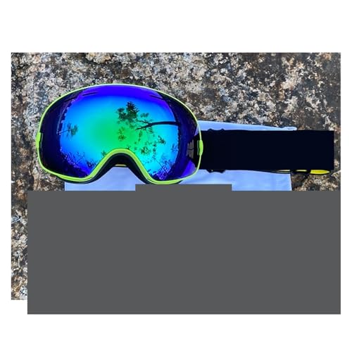 Winter Goggles Snowmobile Ski Goggles Double Layers Anti fog Big Ski Glasses Skiing Snow Men Women Snowboard Goggles(ISNW03) von WTAXBH