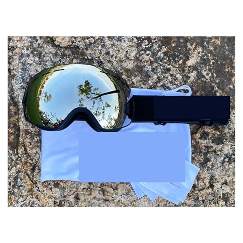 Winter Goggles Snowmobile Ski Goggles Double Layers Anti fog Big Ski Glasses Skiing Snow Men Women Snowboard Goggles(ISNW05) von WTAXBH