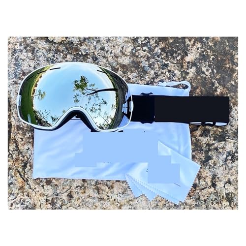 Winter Goggles Snowmobile Ski Goggles Double Layers Anti fog Big Ski Glasses Skiing Snow Men Women Snowboard Goggles(ISNW06) von WTAXBH