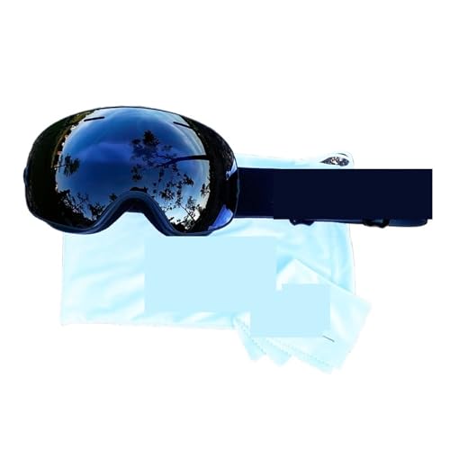 Winter Goggles Snowmobile Ski Goggles Double Layers Anti fog Big Ski Glasses Skiing Snow Men Women Snowboard Goggles(ISNW08) von WTAXBH
