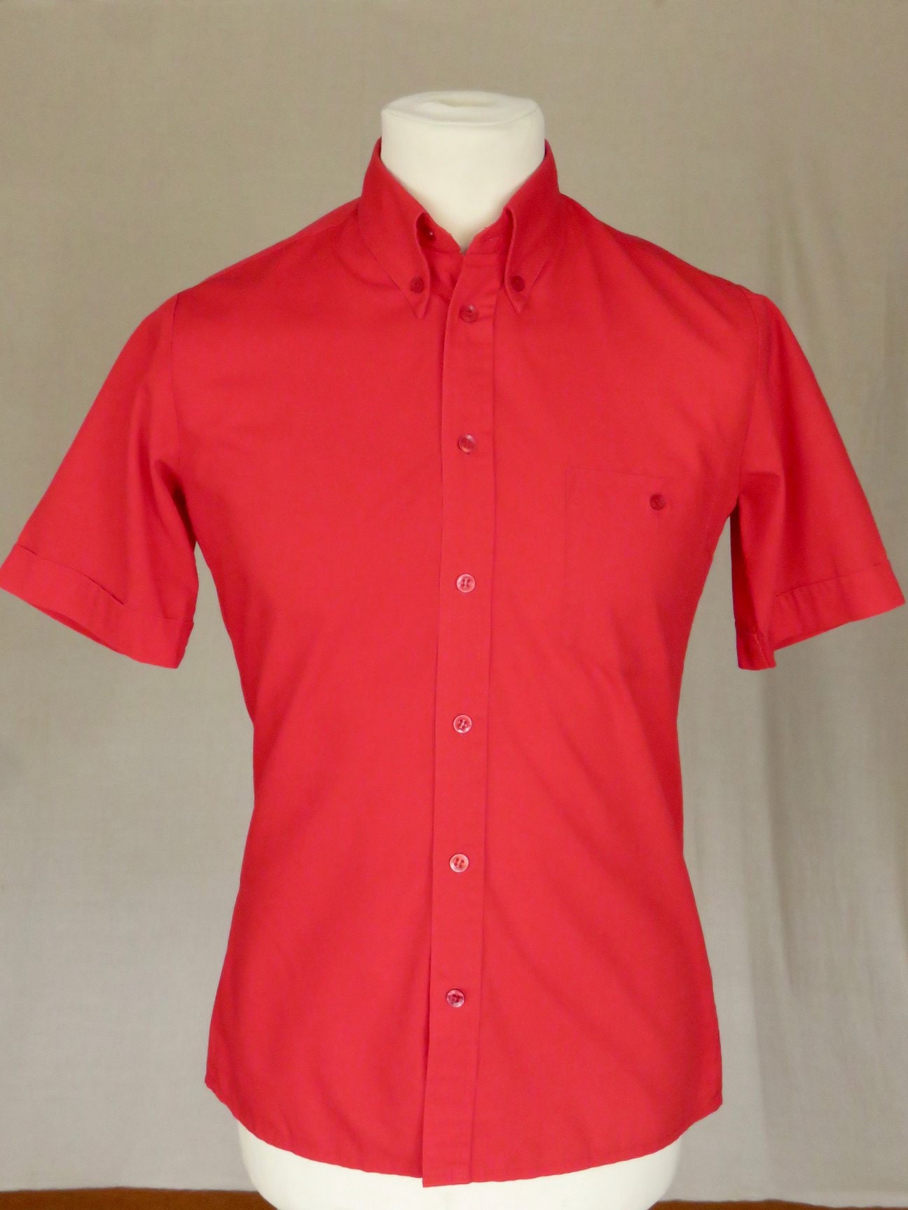 Mod Revival Knopf Nach Unten Von Carnaby St. Guter Zustand, Größe S von WTCM