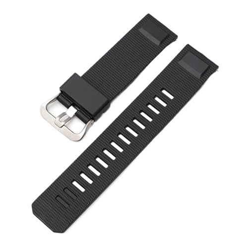 WTNZBAEM 23 mm Gummiarmband, kompatibel mit Casio Pro Trek PRW-6900 PRW-6800 PRW-3400, Schnellverschluss, Herren, Sport, wasserdicht, TPU, Ersatz-Uhrenarmband(Black) von WTNZBAEM