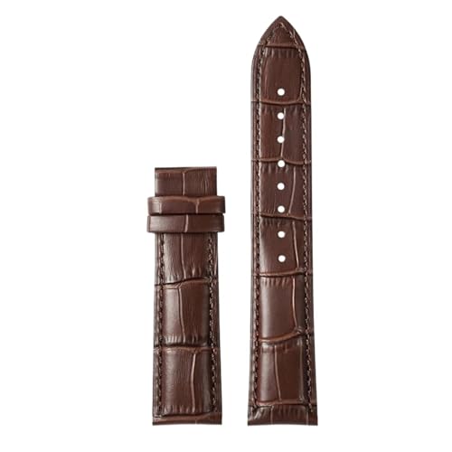 WTNZBAEM Kompatibel mit Tissot 1853 Durol T099 Rindsleder-Uhrenarmband T099407 T099207A Herren-/Damen-Armband 16 mm 21 mm Schwarz-Braun(Brown-no clasp,16mm) von WTNZBAEM