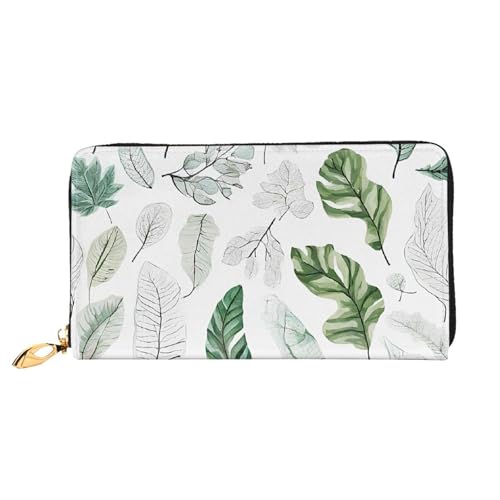 WTTRAEHHM (Basil Thymian Dill & Rosmarin) Lange Geldbörse Clutch mit Reißverschluss für Frauen Stilvolles Druckdesign Multifunktions-Geldbörse für Damen, Basilikum Thymian Dill & Rosmarin, von WTTRAEHHM