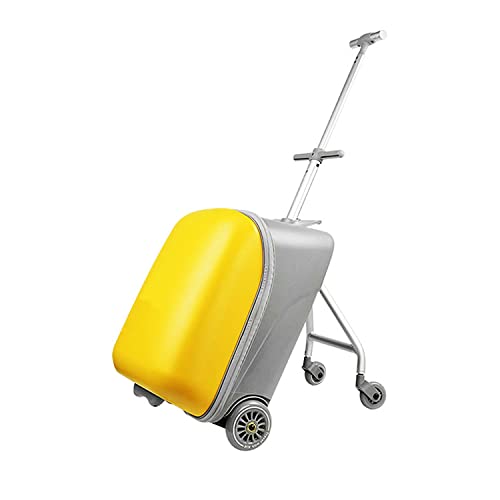 WTTTTW 2-in-1-Kindergepäck und Kinderwagen, modischer Kinder-Aufsitzkoffer, kreativer Reisekoffer, Studenten-Trolley-Koffer von WTTTTW