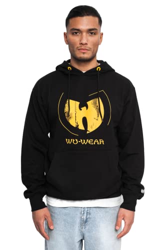 Wu Wear - Wu Vintage Symbol Hoodie, Urban Streetwear Fashion Pullover, mit Kapuze, Hip Hop, Herren Kapuzenpullover, 3XL von Wu Wear