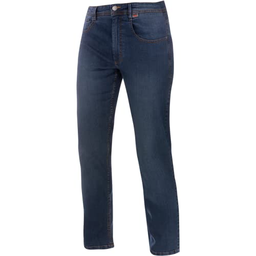 WÜRTH MODYF 5-Taschen-Jeans Stretch Denim - professionelle Arbeitshose für Herren - Arbeitsjeans mit Reißverschluss - in der Größe 48 in Blau von WÜRTH MODYF