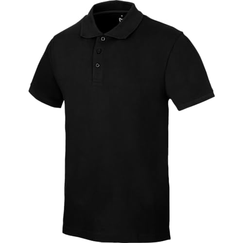 WÜRTH MODYF Arbeits Poloshirt Job+ für Herren in Schwarz - kurzärmliches Baumwoll-Polohemd für die Arbeit und Freizeit in der Größe 6XL von WÜRTH MODYF