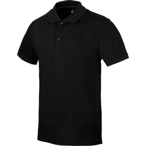 WÜRTH MODYF Arbeits Poloshirt Job+ für Herren in Schwarz - kurzärmliches Baumwoll-Polohemd für die Arbeit und Freizeit in der Größe XXL von WÜRTH MODYF
