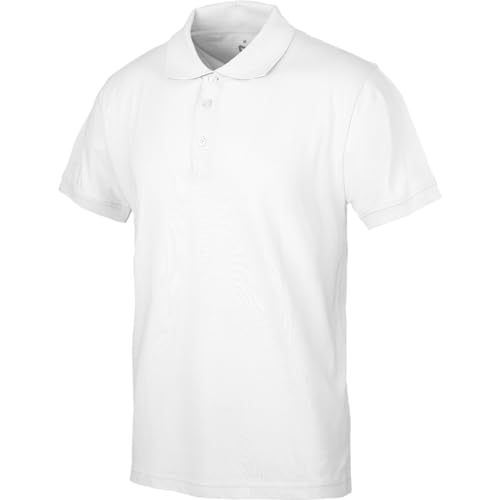 WÜRTH MODYF Arbeits Poloshirt Job+ für Herren in Weiß - kurzärmliches Baumwoll-Polohemd für die Arbeit und Freizeit in der Größe M von WÜRTH MODYF