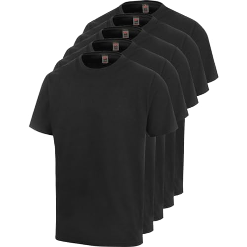 WÜRTH MODYF Arbeitsshirts für Herren im 5er Pack in Anthrazit - bequemes T-Shirt für Arbeit und Freizeit aus Baumwolle - in der Größe 5XL von WÜRTH MODYF