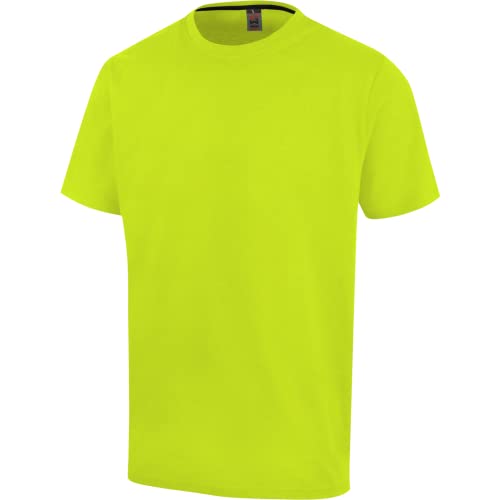 WÜRTH MODYF Arbeits T-Shirt Job+ für Herren in Lime - weiches Baumwoll-Shirt für die Arbeit und Freizeit in der Größe L von WÜRTH MODYF