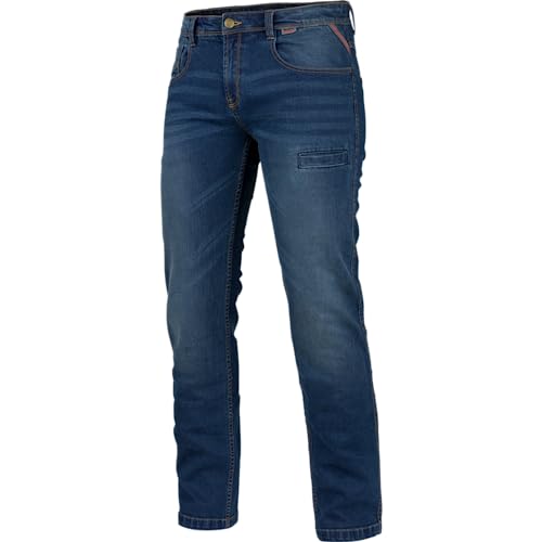 WÜRTH MODYF Arbeitsjeans Stretch X - professionelle Arbeitshose für Herren - Arbeitsjeans mit Reißverschluss - in der Größe 54 in Blau von WÜRTH MODYF