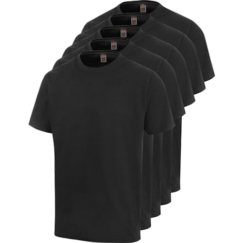 WÜRTH MODYF Arbeitsshirts für Herren im 5er Pack in Anthrazit - bequemes T-Shirt für Arbeit und Freizeit aus Baumwolle - in der Größe 3XL von WÜRTH MODYF