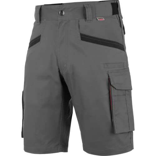WÜRTH MODYF Arbeitsshort Nature - professionelle Arbeitshose für Herren - Arbeitsshorts mit Reißverschluss - in der Größe 48 in Grau von WÜRTH MODYF
