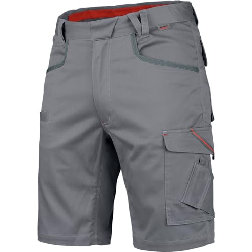 WÜRTH MODYF Arbeitsshorts Stretch X - professionelle Arbeitshose für Herren - Arbeitsshorts mit Reißverschluss - in der Größe 44 in Grau von WÜRTH MODYF
