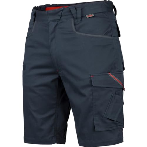 WÜRTH MODYF Arbeitsshorts Stretch X - professionelle Arbeitshose für Herren - Arbeitsshorts mit Reißverschluss - in der Größe 62 in Blau von WÜRTH MODYF