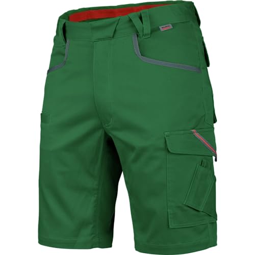 WÜRTH MODYF Arbeitsshorts Stretch X - professionelle Arbeitshose für Herren - Arbeitsshorts mit Reißverschluss - in der Größe 64 in Grün von WÜRTH MODYF