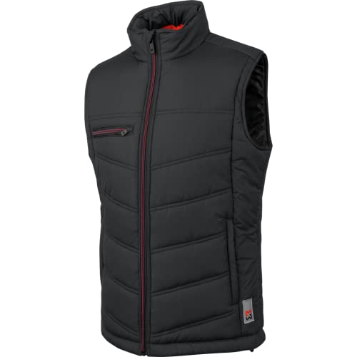 WÜRTH MODYF Arbeitsweste New Craft – wattierte Steppweste Herren in Größe 4XL – Arbeitskleidung für Handwerk & Industrie in Schwarz von WÜRTH MODYF