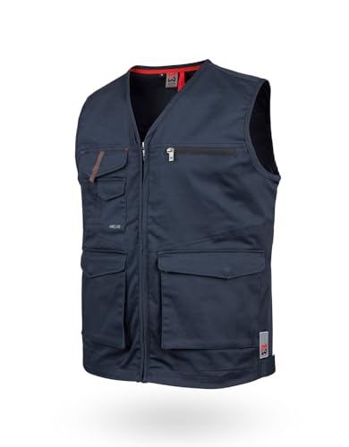 WÜRTH MODYF Arbeitsweste Stretch X – professionelle Arbeitsweste für Herren in Größe 6XL – Arbeitskleidung für Handwerk & Industrie in blau von WÜRTH MODYF