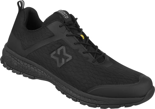 WÜRTH MODYF Berufsschuh O1 ESD Caracas in Schwarz - Arbeitsschuh für Herren und Damen - komfortabler Schnürschuh für die Arbeit - in der Größe 44 von WÜRTH MODYF