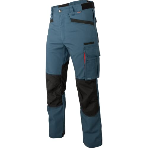 WÜRTH MODYF Bundhose Nature - professionelle Arbeitshose für Herren - Bundhose mit Knieschutztaschen - in der Größe 102 in Schieferblau von WÜRTH MODYF